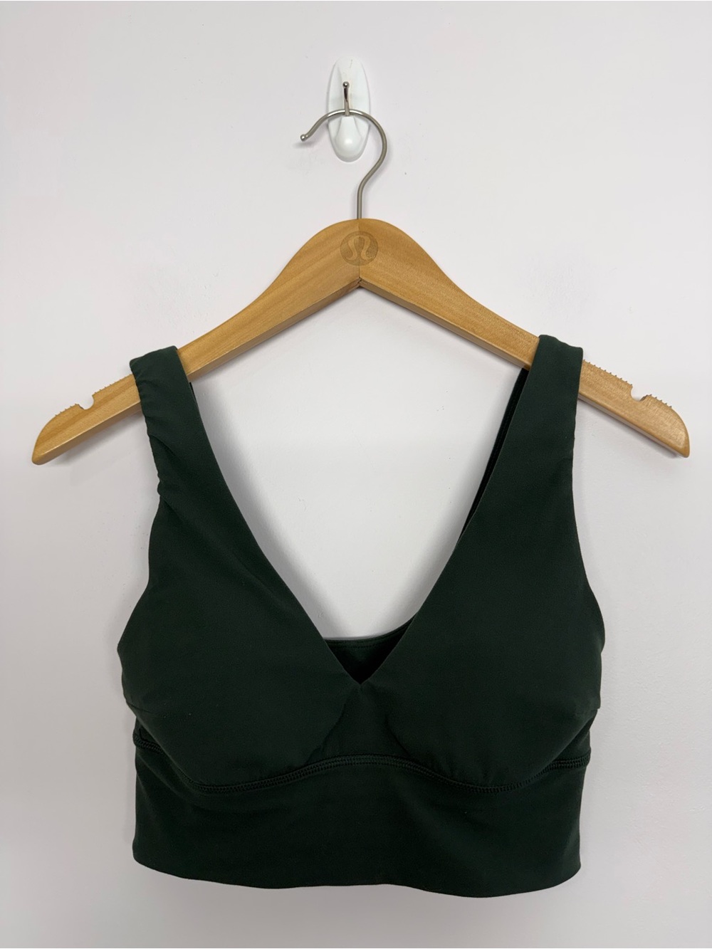 Lululemon Align V-Neck Bra Light Support, C/D Cup Legacy Green Size 4